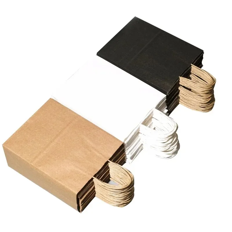 Wedding/Event Supply Store - 손잡이가 달린 크라프트지 봉투 100개 묶음,