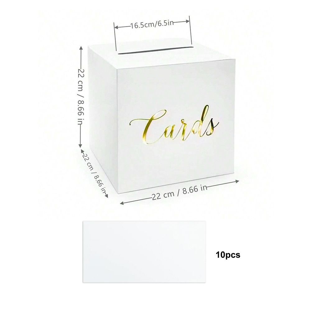 봉투 모양 상자, 흰색/검은색, 웨딩 카드 상자, 고급 - Wedding Card Box 리뷰 및 가격