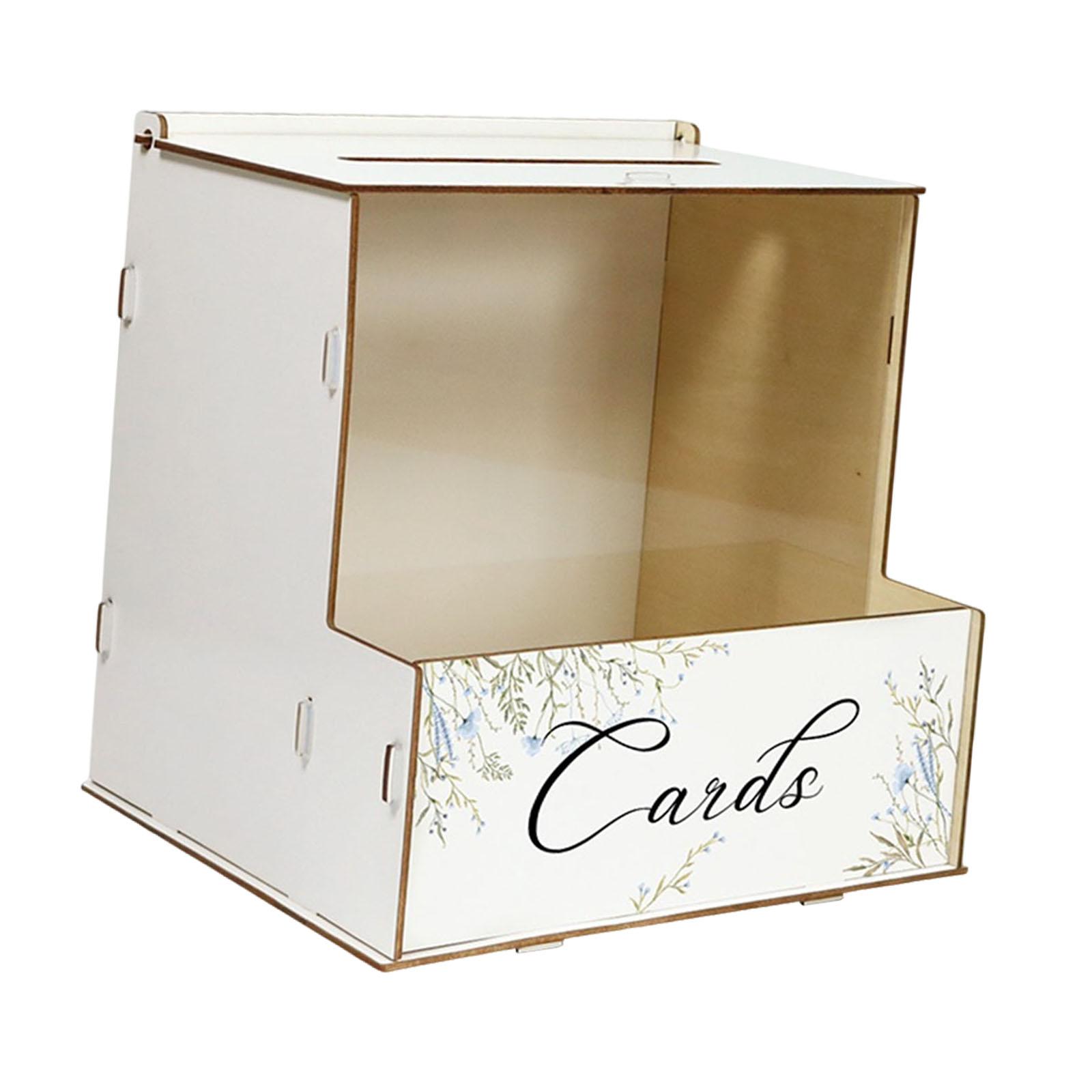 맞춤형 러스틱 스타일 웨딩 카드 상자, 슬롯이 있는 나 - Wedding Card Box 리뷰 및 가격