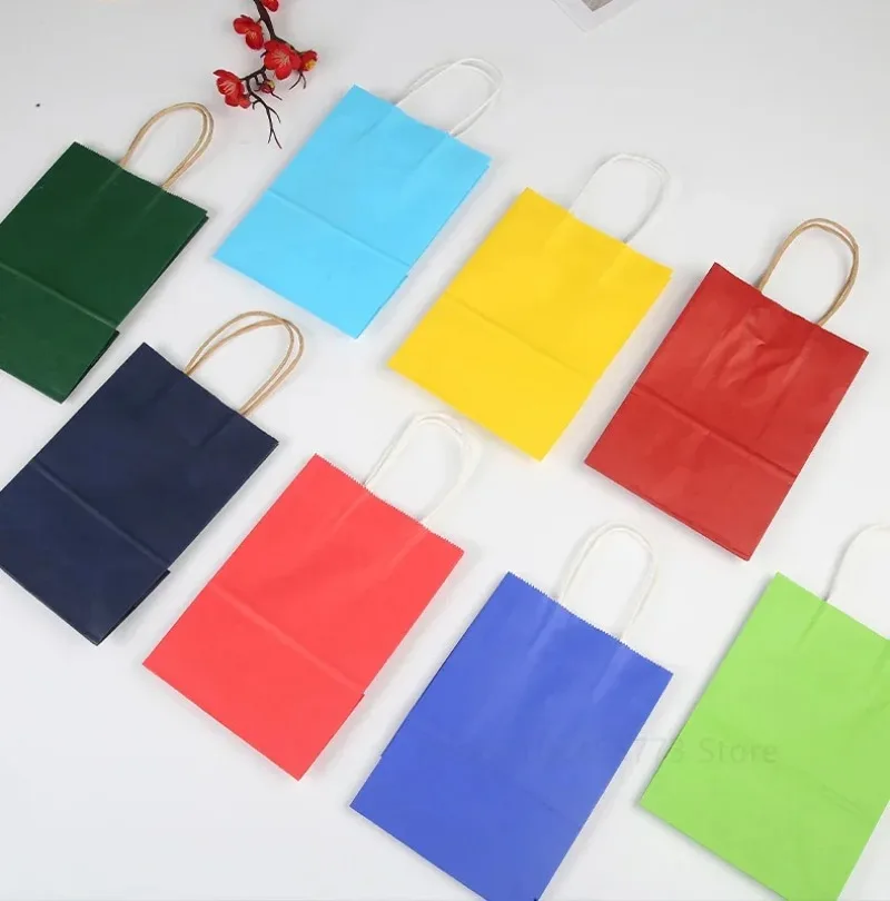 손잡이가 달린 크라프트지 봉투 100개 묶음, 단색 선 - Wedding/Event Supply Store 리뷰 및 가격